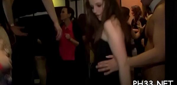  Trickling pussy on the dance floor fucking and slots face and face hole